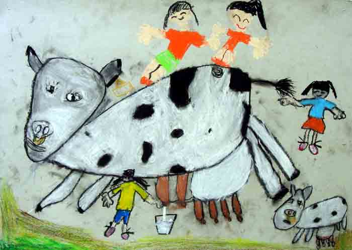 牛の絵コンクール応募作品